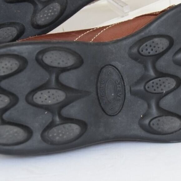 Steve Madden Men's Size 11 Brown Leather Maximus Lace Up Oxford Shoes Preppy - Picture 6 of 8